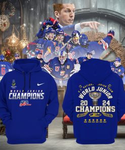 US National Junior Team World Junior Champions 2024 Hockey Hoodie T Shirt