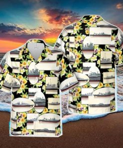 US Naval Vessels of WWII Hawaiian Shirt Summer Holiday Gift