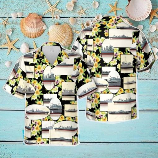 US Naval Vessels of WWII Hawaiian Shirt Summer Holiday Gift