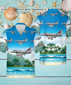 US Navy A 4E Skyhawk Of VA 164 Hawaiian Shirt Beach Lover Gift