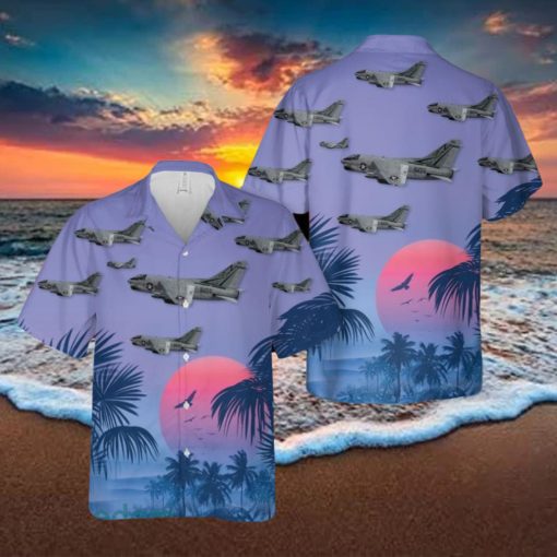 US Navy A7B Corsair II Of VA 155 Sliver Foxes Hawaiian Shirt Beach Lover Gift