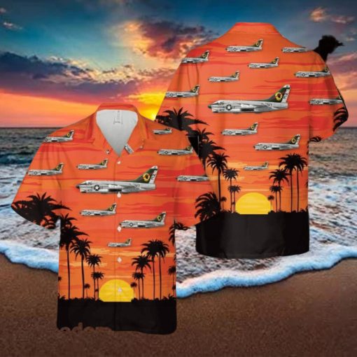 US Navy A7E Corsair II Of VA 25 Hawaiian Shirt Summner Vacation Shirt