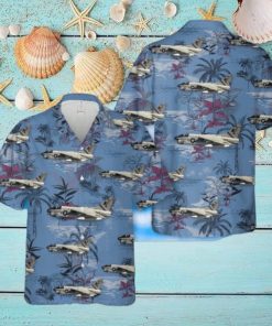 US Navy A7E Corsair II Of Va 22 Tropical 3D Hawaiian Shirt US Navy Summer Gift