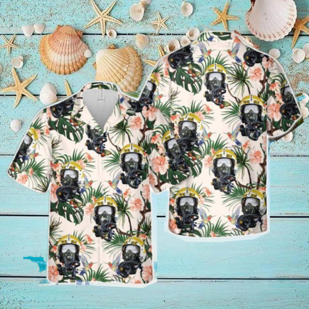 US Navy APH 6 Helmet VF 84 “JOLLY ROGERS” VN 1965 Tropical 3D Hawaiian Shirt US Navy Summer Gift US Navy APH 6 Helmet VF 84 “JOLLY ROGERS” VN 1965 Tropical 3D Hawaiian Shirt US Navy Summer Gift