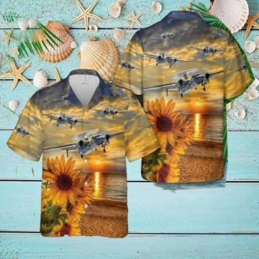 US Navy Airborne Command & Control Squadron 120 (VAW 120) 3D Hawaiian Shirt
