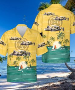 US Navy Airborne Command & Control Squadron 124 (VAW 124) Bear Aces Hawaiian Shirt Print Ideas Gift Mens