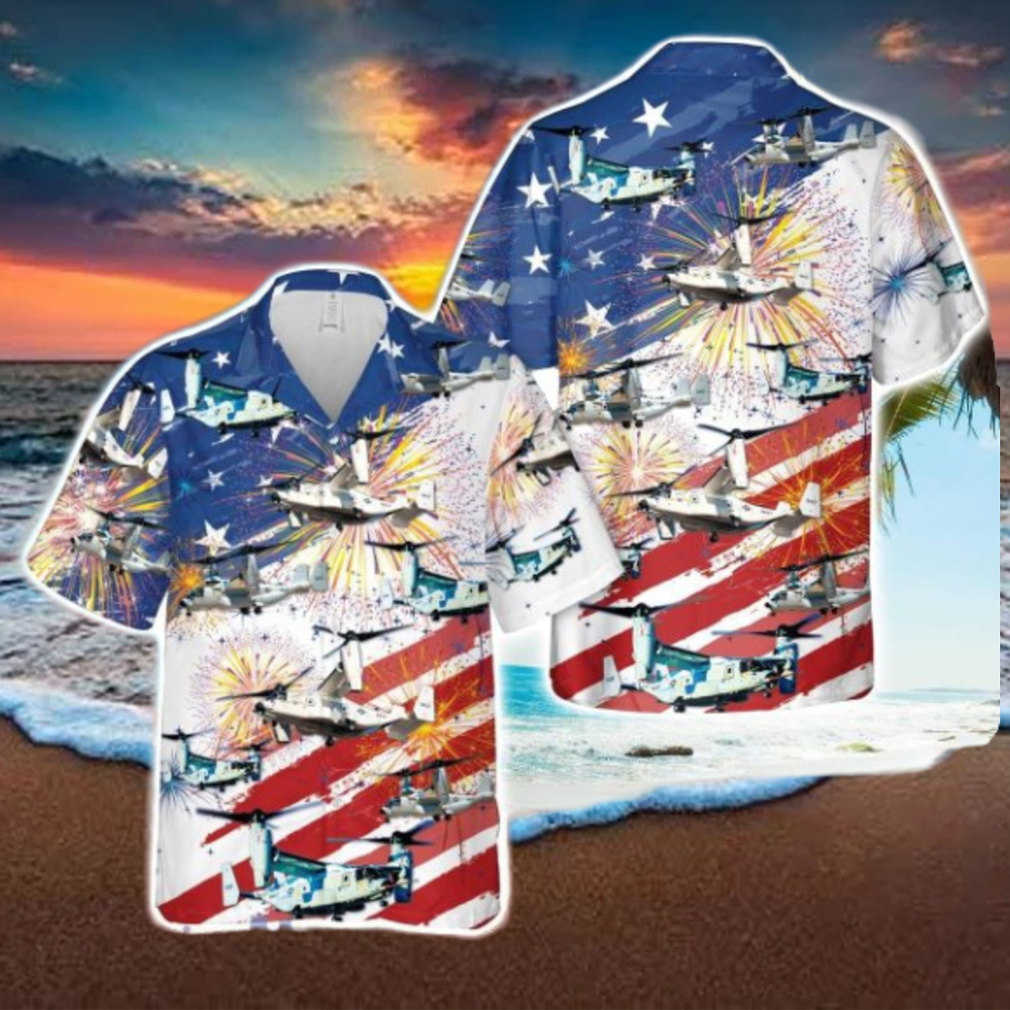 US Navy Bell Boeing CMV 22B Osprey, 4th Of July Tropical 3D Hawaiian Shirt US Navy Summer Gift US Navy Bell Boeing CMV 22B Osprey, 4th Of July Tropical 3D Hawaiian Shirt US Navy Summer Gift