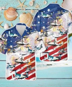 US Navy Bell Boeing CMV 22B Osprey, 4th Of July Tropical 3D Hawaiian Shirt US Navy Summer Gift