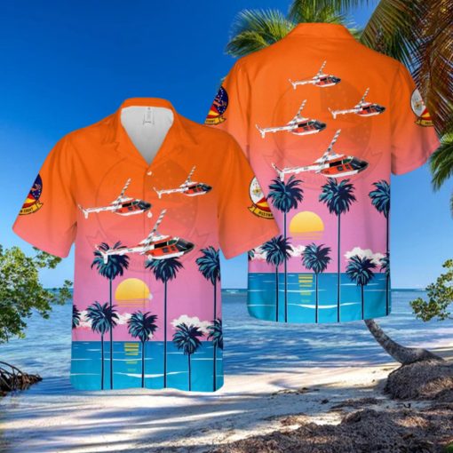 US Navy Bell TH 57C Sea Ranger Helicopter Training Squadron EIGHT (HT 8) Eightballers Hawaiian Shirt Print Ideas Gift Mens
