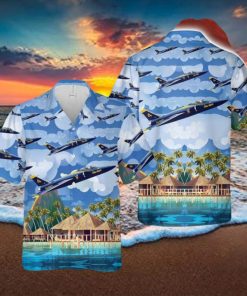 US Navy Blue Angels Grumman F11F 1 Tiger Hawaiian Shirt Beach Lover Gift