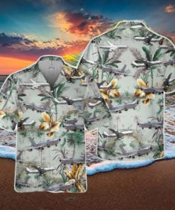 US Navy Boeing E 6 Mercury Pocket Tropical 3D Hawaiian Shirt US Navy Summer Gift