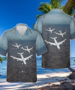 US Navy Boeing E 6B Mercury of Strategic Communications Wing ONE Hawaiian Shirt Print Ideas Gift Mens