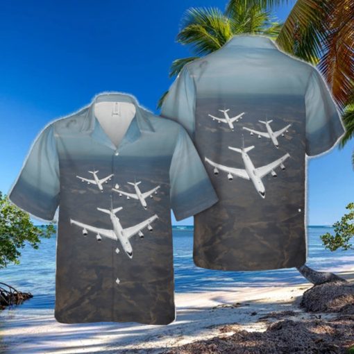 US Navy Boeing E 6B Mercury of Strategic Communications Wing ONE Hawaiian Shirt Print Ideas Gift Mens