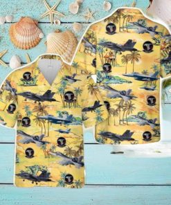 US Navy Boeing EA 18G Growler Of VAQ 141 ‘Shadowhawks’ Hawaiian Shirt US Navy Beach Shirt Gift