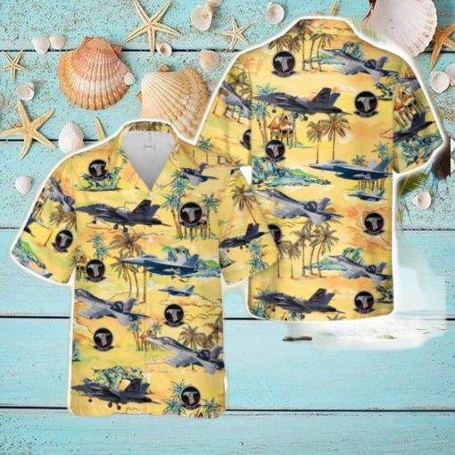 US Navy Boeing EA 18G Growler Of VAQ 141 ‘Shadowhawks’ Hawaiian Shirt US Navy Beach Shirt Gift