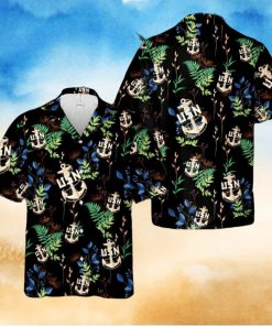 US Navy Chief BackBone Anchor Hawaiian Shirt Print Ideas Gift Mens