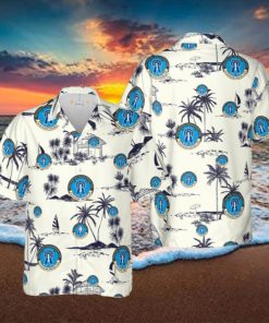 US Navy Destroyer Squadron ONE Hawaiian Shirt