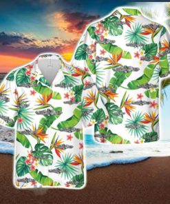 US Navy Enlisted Submarine Dolphins ( Silver) Hawaiian Shirt US Navy Beach Shirt Gift