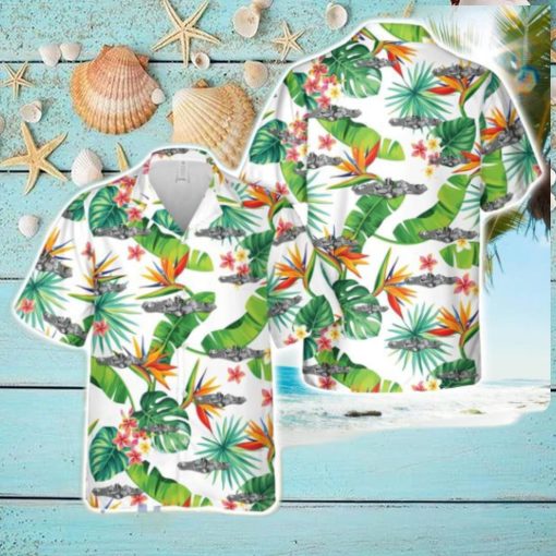 US Navy Enlisted Submarine Dolphins ( Silver) Hawaiian Shirt US Navy Beach Shirt Gift