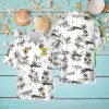 US Navy F4A Tomcat Silhouette Hawaiian Shirt