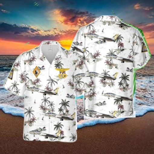 US Navy F 14 Tomcat aircraft of VF 142 the Ghostriders Hawaiian Shirt US Navy Aloha Shirt