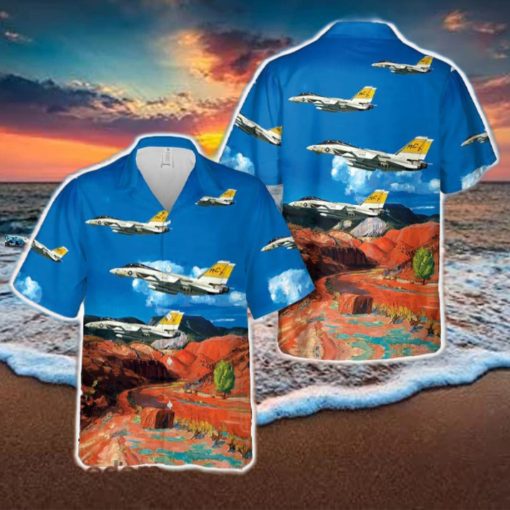 US Navy F 14B Tomcat VF 32 Swordsmen Hawaiian Shirt Gift Holidays