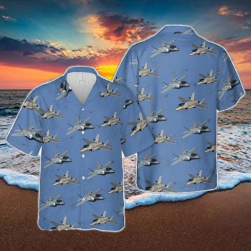 US Navy F 35 Lightning II Hawaiian Shirt Aloha Summer
