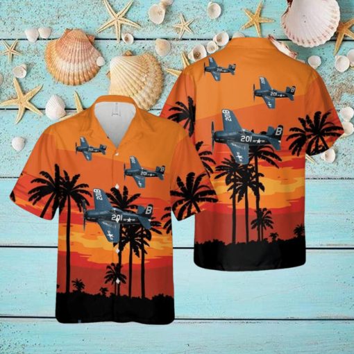 US Navy Grumman F8F Bearcat Hawaiian Shirt Beach Lover Gift