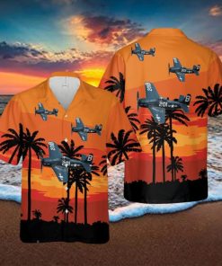 US Navy Grumman F8F Bearcat Hawaiian Shirt Beach Lover Gift