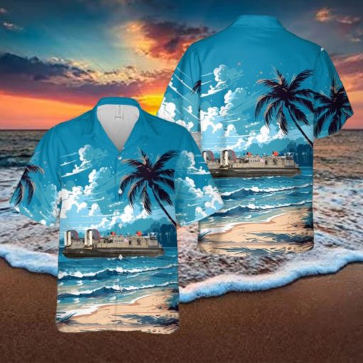 US Navy Landing Craft Air Cushion LCAC 2 Hawaiian Shirt