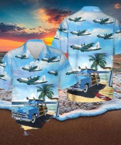 US Navy Lockheed C 130F Hercules Of VRC 50 Aloha Hawaiian Shirt Men And Women Beach Shirt