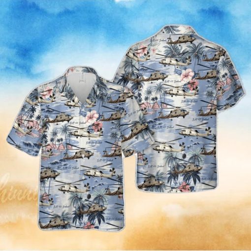 US Navy MH 60 Seahawk Hawaiian Shirt