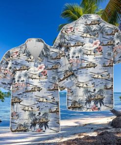 US Navy MH 60 Seahawk Hawaiian Shirt