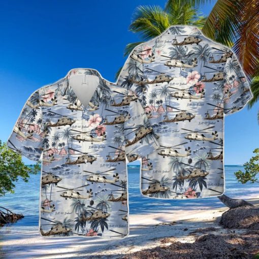 US Navy MH 60 Seahawk Hawaiian Shirt