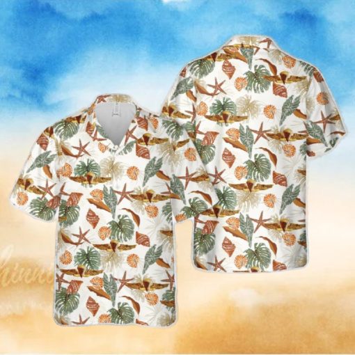 US Navy & Marine Corps Parachutist Insignia Hawaiian Shirt Print Ideas Gift Mens