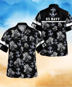 US Navy Palm Hawaiian Shirt