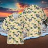 Busch Light Hawaiian Shirt Unique Renaissance Pattern Dark Theme