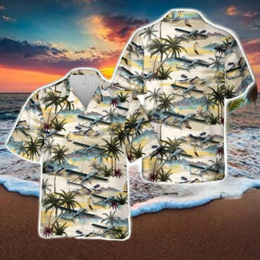 US Navy RQ 2B Pioneer Tropical 3D Hawaiian Shirt US Navy Summer Gift