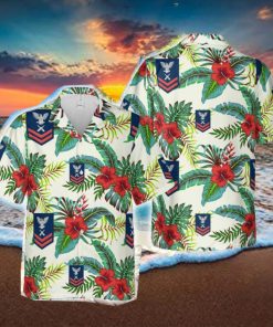 US Navy Red E_5 Gunner’s Mate GM Hawaiian Shirt