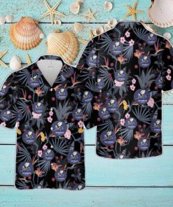 US Navy Seabees Old Hawaiian Shirt US Navy Beach Shirt Gift