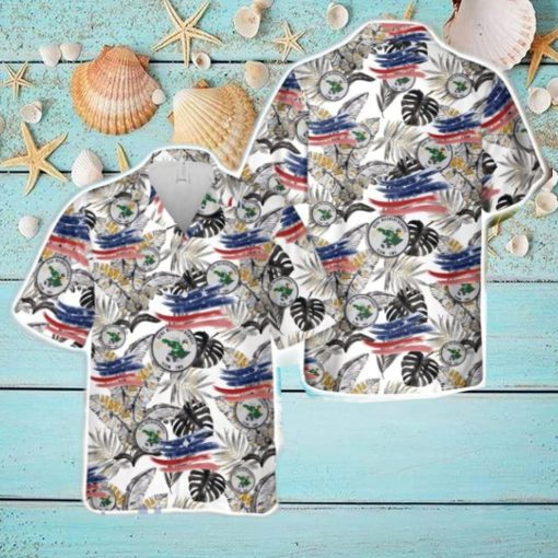 US Navy Seal Delivery Vehicle Team Two (SDVT 2) Tropical 3D Hawaiian Shirt US Navy Summer Gift