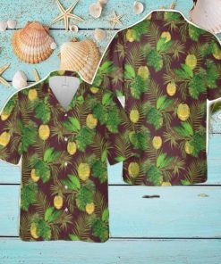 US Navy Security Badge Tropical 3D Hawaiian Shirt US Navy Summer Gift