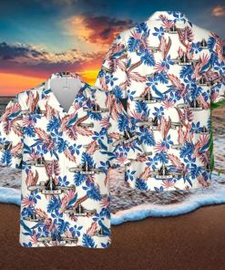 US Navy Silver SSBN Deterrent Patrol insignia Hawaiian Shirt US Navy Aloha Shirt