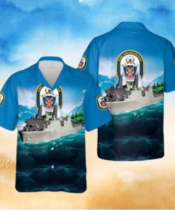 US Navy USS Anchorage (LPD 23) Hawaiian Shirt