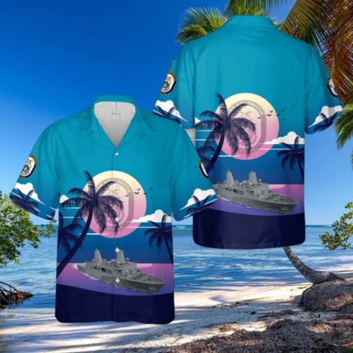 US Navy USS Arlington (LPD 24) Hawaiian Shirt