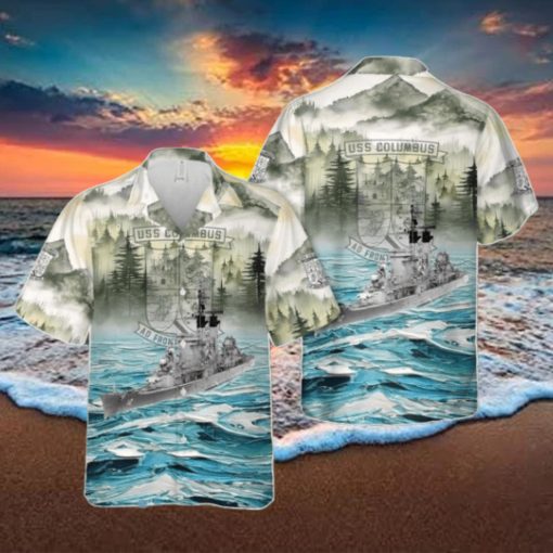 US Navy USS Columbus Hawaiian Shirt Special Gift For Men And Women