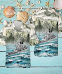 US Navy USS Columbus Hawaiian Shirt Special Gift For Men And Women