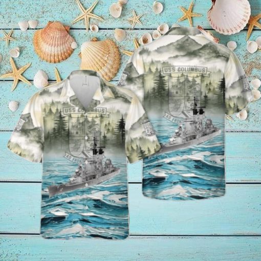 US Navy USS Columbus Hawaiian Shirt Special Gift For Men And Women