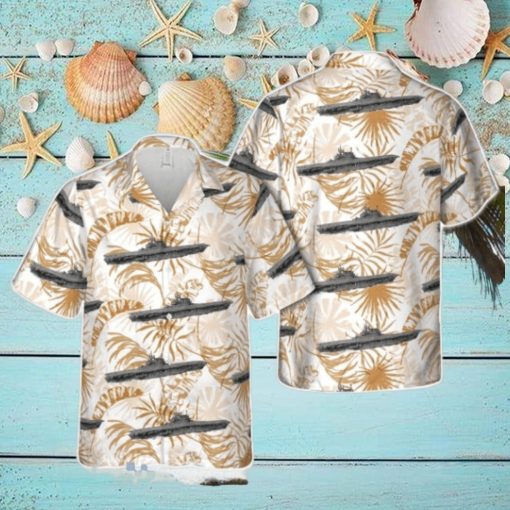 US Navy USS Enterprise (CV 6) Tropical 3D Hawaiian Shirt US Navy Summer Gift