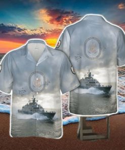 US Navy USS St. Louis (LCS9) Freedom class littoral combat ship Hawaiian Shirt